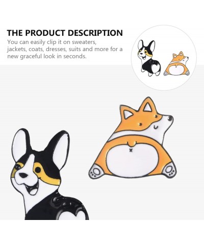 4 pcs Enamel Pins cute enamel pins enamel pin badges enamel lapel pins Corgi Shiba Inu As Shownx2pcs 2.79x2.54cmx2pcs $7.04 B...