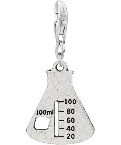 Measuring Cup Beaker Clip On For Bracelet Charm Pendant for European Charm Jewelry with Lobster Clasp $7.94 Bracelets