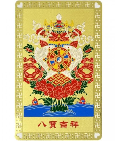 Feng Shui Tibetan Eight Treasure Card Amulet/buddhism+ One Free Red String Bracelet M6044 $9.56 Bracelets