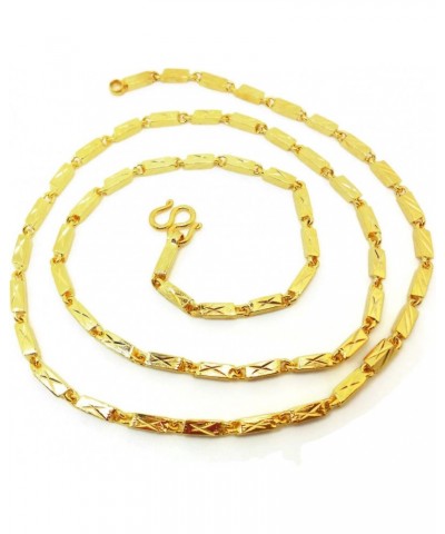 23k 24k Thai Yellow Gold GP Filled Necklace 23 Gram 26 INCH Jewellery Jewellery $26.49 Necklaces