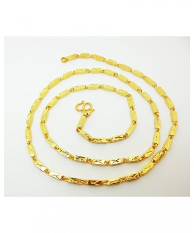 23k 24k Thai Yellow Gold GP Filled Necklace 23 Gram 26 INCH Jewellery Jewellery $26.49 Necklaces