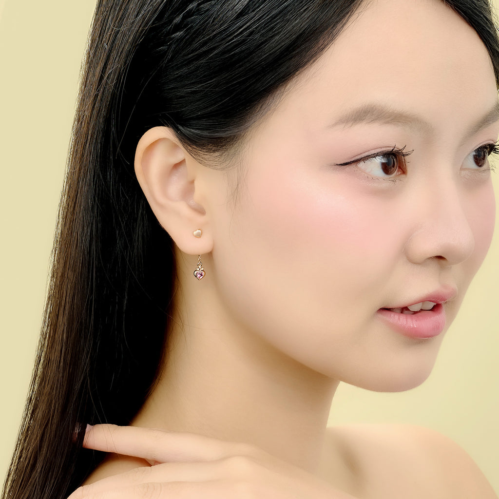 Berry Boo silver earrings with gemstones ZT00X000008