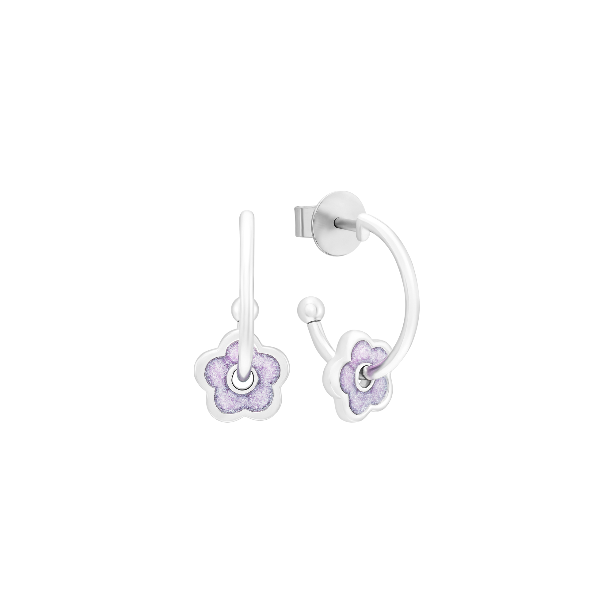 Bloomie silver earrings 0000W000153