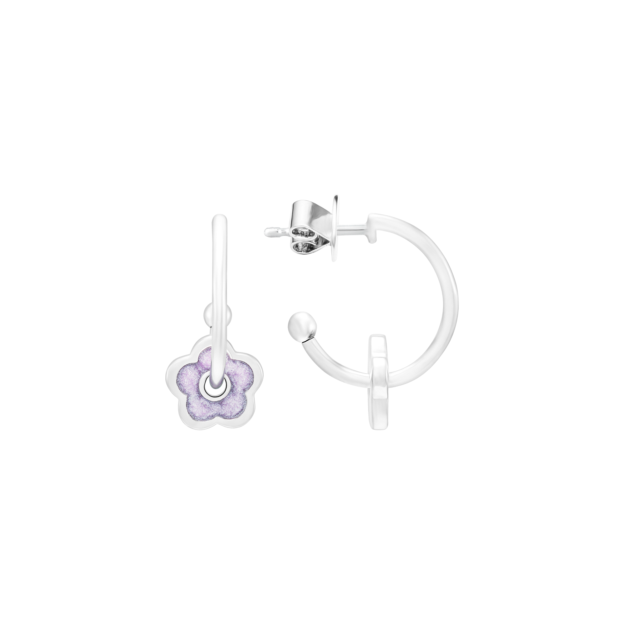 Bloomie silver earrings 0000W000153