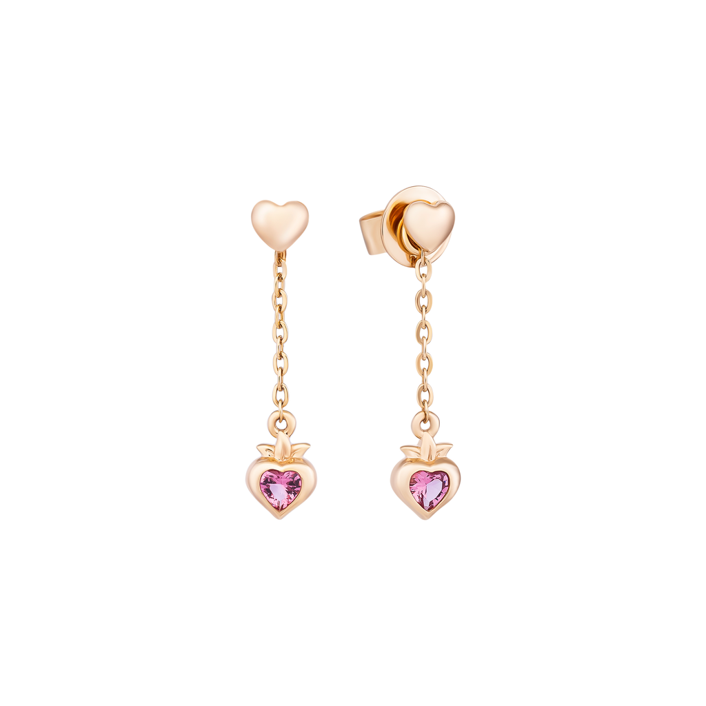 Berry Boo silver earrings with gemstones ZT00X000008