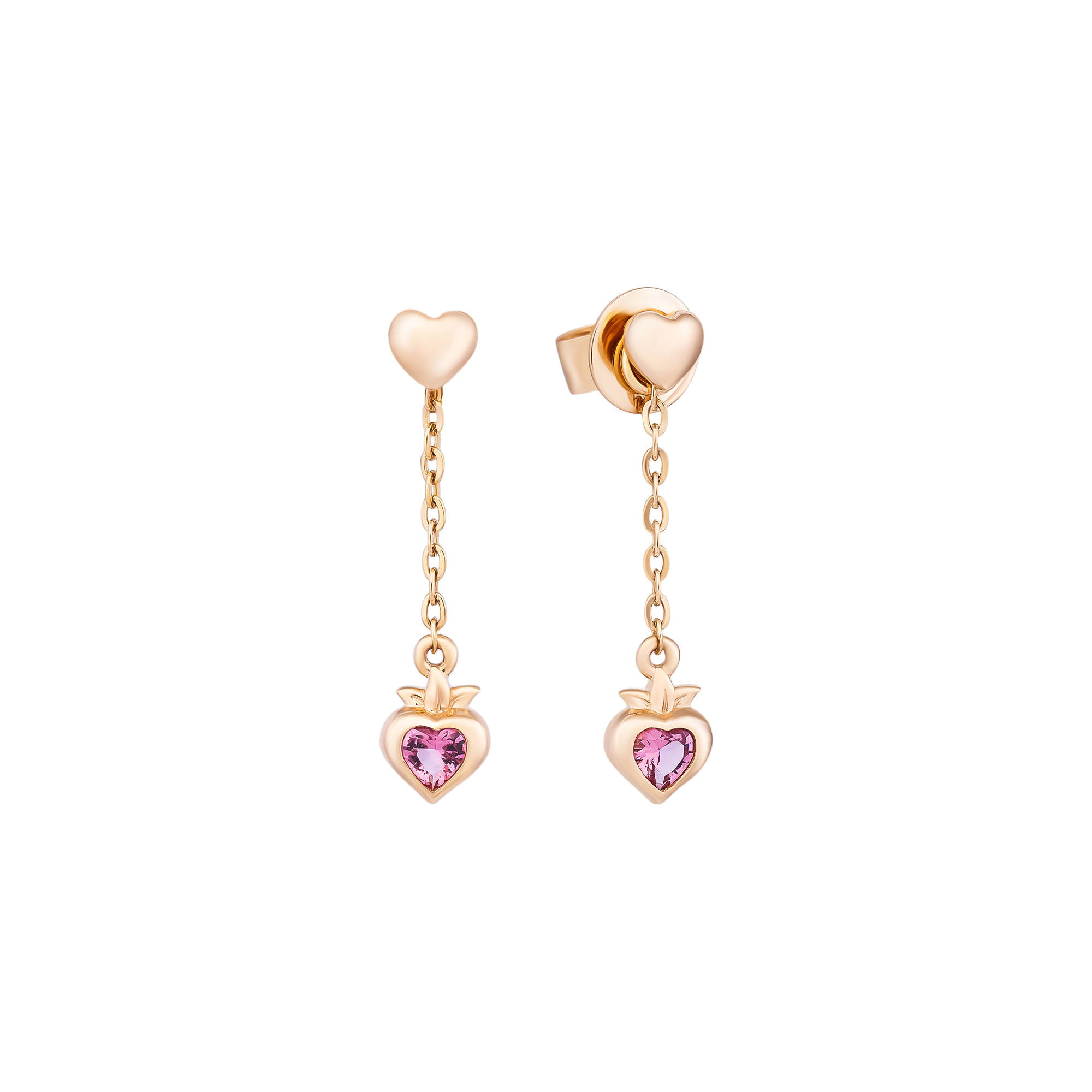 Berry Boo silver earrings with gemstones ZT00X000008