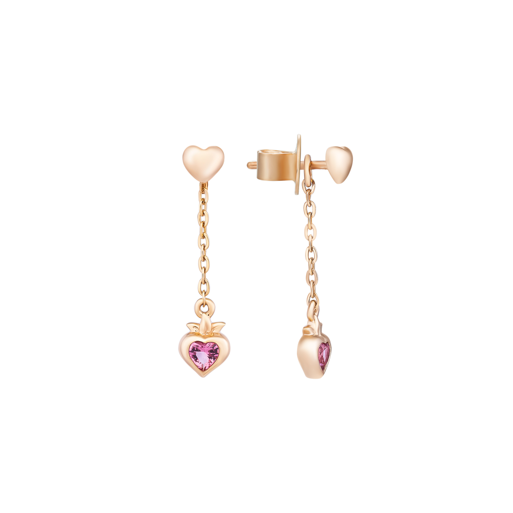 Berry Boo silver earrings with gemstones ZT00X000008