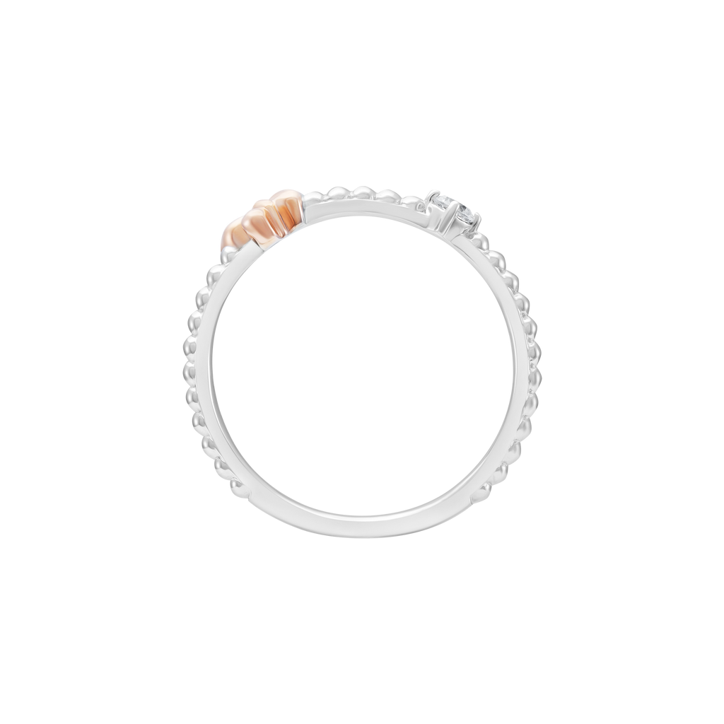 Bloomie silver ring with gemstones XM00H000057