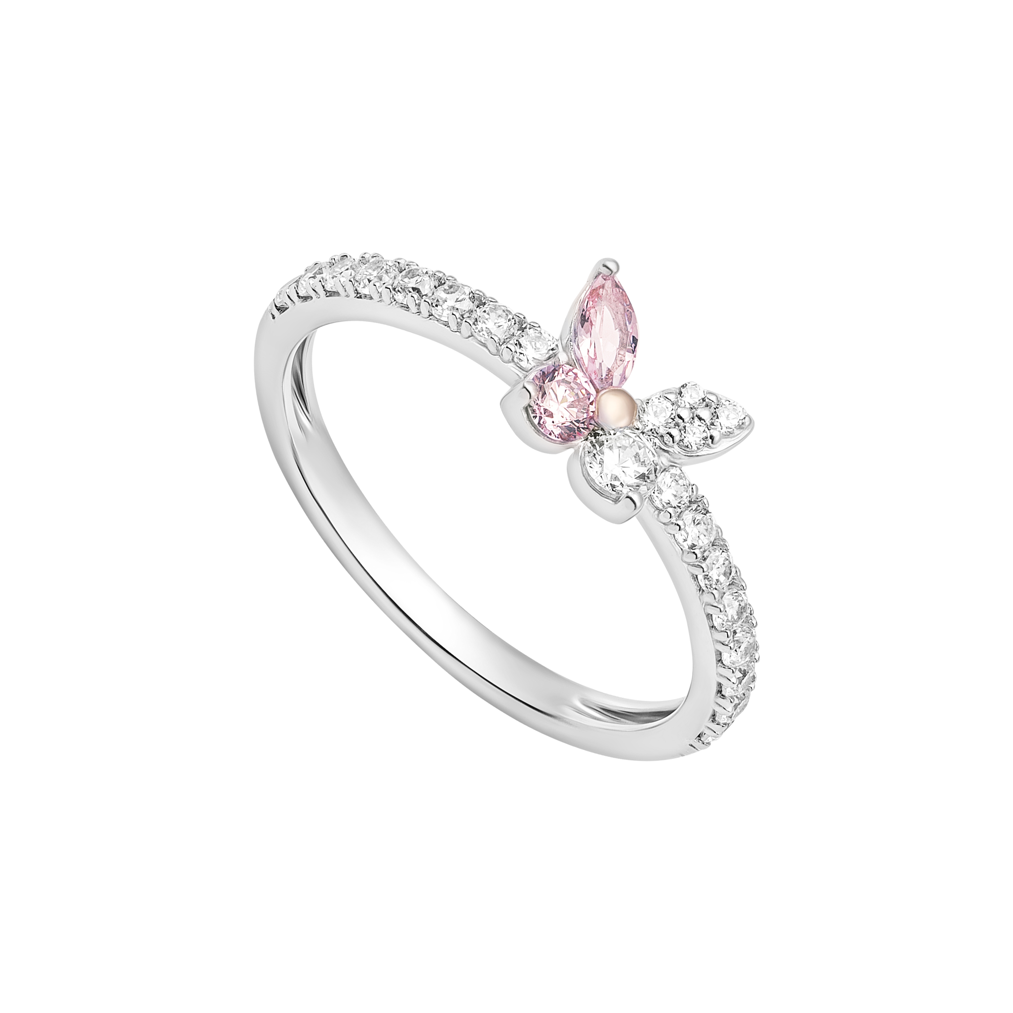 Bloomie silver ring with gemstones ZTMXH000004