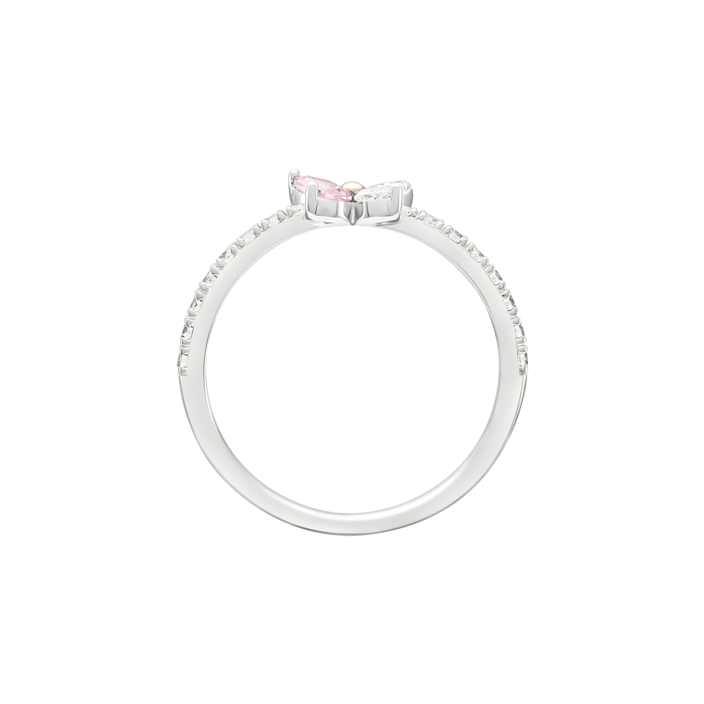 Bloomie silver ring with gemstones ZTMXH000004