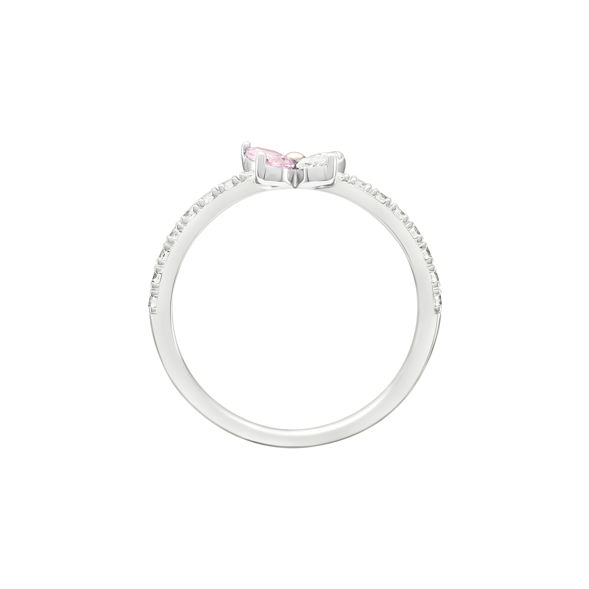 Bloomie silver ring with gemstones ZTMXH000004