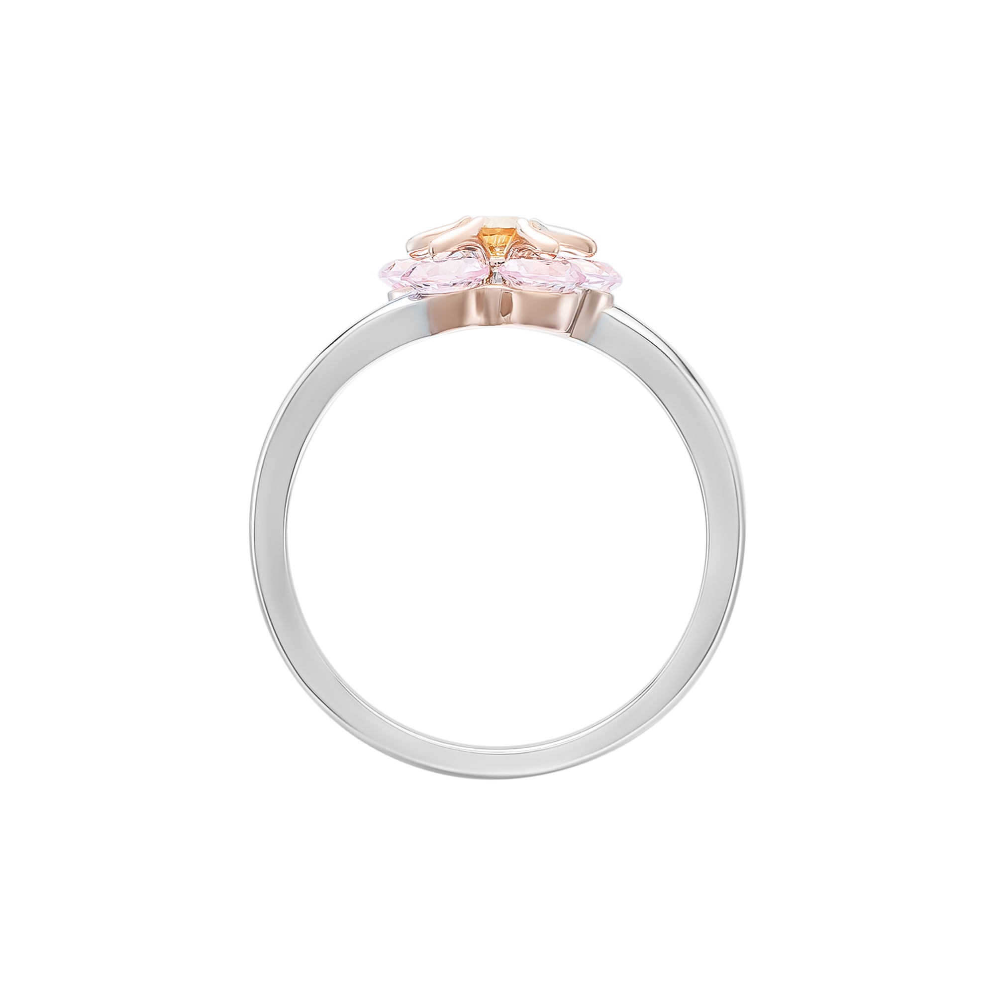 Bloomie silver ring with gemstones ZTZTH000006